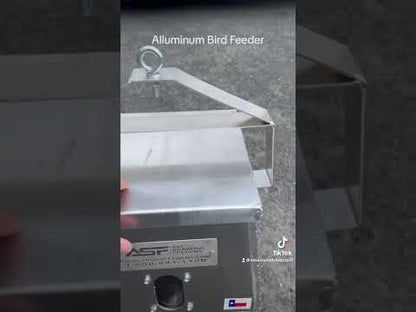 ASF American-Made Aluminum Bird Feeder | Capacity 20lb | Weight 10lbs