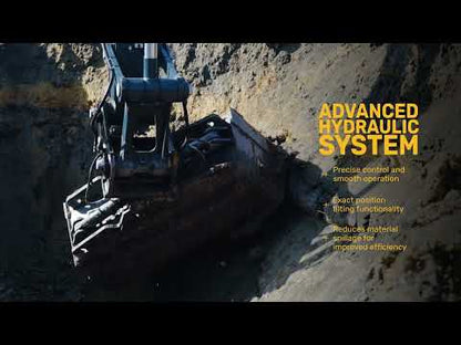 Werk-Brau Hydraulic Tilting Grading Bucket | Width 48–84" | 12–50 Tons | For Excavator