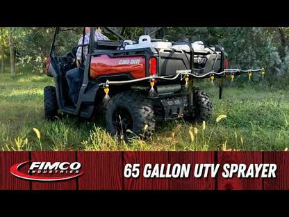 Fimco 45- & 65-Gallon UTV Sprayers with Deluxe 7-Nozzle Folding Boom | For UTV