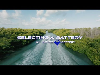 Abyss® | Lithium Trolling Motor Battery | Model AB-24V75-BT | Voltage 24V 75Ah | Group 31 | Bluetooth BMS | Built-In Heating | IP65 Waterproof