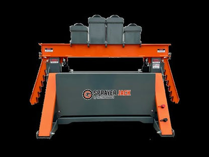 The Tire Grabber Sprayer Jack | Model TGJACK-18 | Width 66" | Capacity 30,000 lbs | For High-Clearance Sprayers & Heavy Equipment