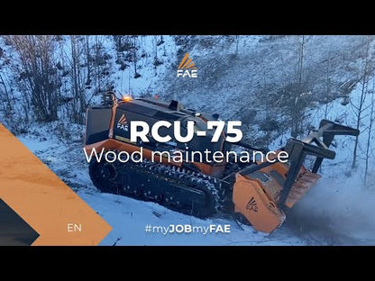 FAE Remote Controlled Tracked Carrier | Model RCU75 | 74 HP | SAE Attachments | For Forestry & Land Clearing