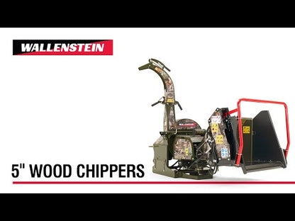 Wallenstein 3PT Hitch Wood Chipper | Model BX Series | Engine Horsepower 12-120 HP | Rated RPM 540 - 1000 | For Tractors