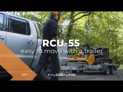 FAE Remote-Controlled Tracked Carrier | Model RCU55 | 56 HP | Up to 55° Slopes | For Forestry