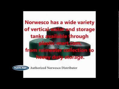 Norwesco 20000 Gallon HDPE Vertical Liquid Storage Tank | Diameter 165" | Lid Size 22" | Specific Gravity 1.9 (Max 15.87 lbs/gal)