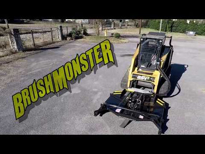 BrushMonster BM Beast/Revolution Axe 64"-77" Cutter High Flow | For Skid Steer