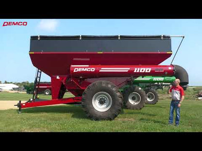 Demco Single Auger Grain Cart | Model 1000 & 1100 | Total Weight 12,920-13,110 lbs | Horsepower 175+ | For Tractors