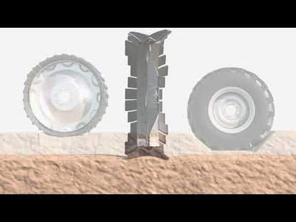 Shark Wheels Airless Irrigation Solution | High Traction SWIFT | 30-Paddle | For Standard Center Pivot Irrigation Systems