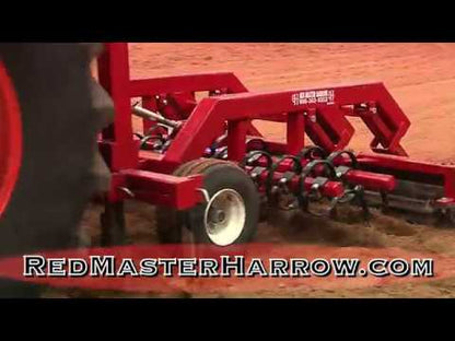 Red Master Harrow | T-Rex | Hydraulic Arena Drag | 8 ft Width | 20–40 HP| For Compact & Utility Tractors