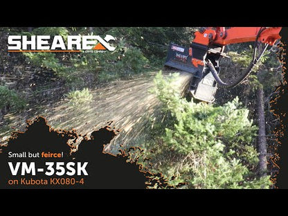 Shearex VM-35SK Excavator | Forestry Mulcher  | 37.2" Cutting Width | 54 HP For Excavators