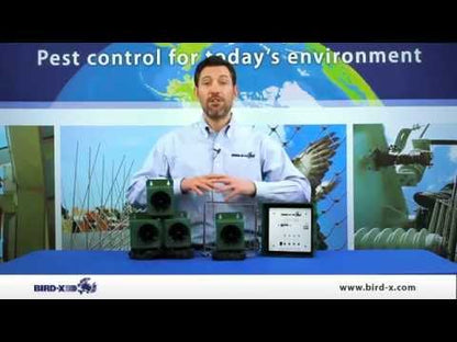 Bird-X® Ultrason X® Drives Birds Away Using Ultrasonic Sound Waves | USX 110V | Protection Coverage Up to 3,600 sq. ft.