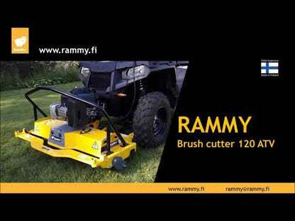 Rammy 48" ATV Brush Cutter 120 With Hardened Flail Style Grass Blades | For ATV