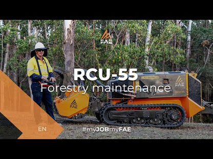 FAE Remote-Controlled Tracked Carrier | Model RCU55 | 56 HP | Up to 55° Slopes | For Forestry