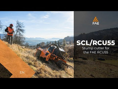 FAE Remote-Controlled Tracked Carrier | Model RCU55 | 56 HP | Up to 55° Slopes | For Forestry