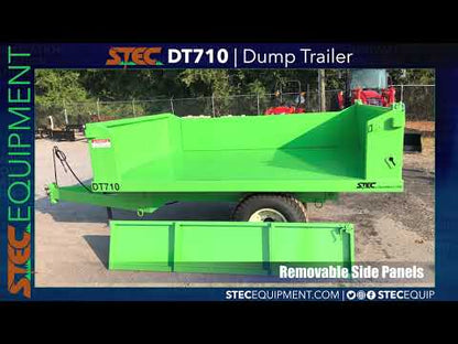 STEC Cubic Yard Dump Trailer with Oversized Turf Tires |  Model DT711 6 | for Tractor