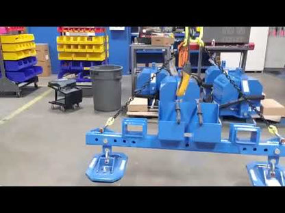 Vacuworx Portable Vacuum Lifting System | Model PS1 | Compact Frame 14.25" | 1,700 lb Capacity | 8 To 30+ GPM | 1.5 To 3 Ton | For Skid Steers, Mini Excavators & Forklifts