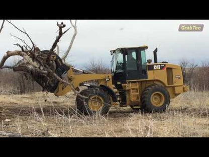 GrabTec Demolition Grapple Rock Hauling & Tree Work | Model RDX | Maximum Opening Width 65", 76" 82" & 99" inches | For Heavy-Duty Wheel Loader
