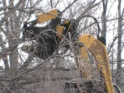 Sidney Tree Shear | Model TB-1000-MS | Cutting Capacity 14" | 10" Cutting Capacity | 2-5 Tons | 20-35 HP | 12-20 GPM | For Mini Skid Steers, Backhoes, Mini Excavators & Tractors