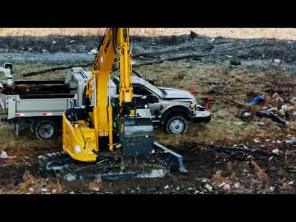 Werk-Brau D-Lock Hydraulic Tilt Coupler | Hydraulic | Up to 120° Tilt | 1–35 Tons | For Excavators