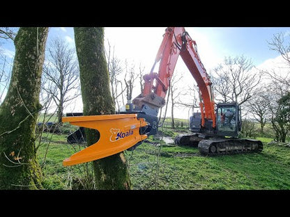 MDE Machinery Tree Shear With Buncher Excavator | 6" To 21.5" Cutting Capacity | For Excavator