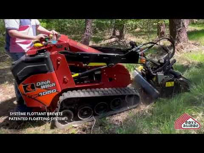 Rotadairon® Mulcher | Model BRD 50 | Width 50 in (1270 mm) | Mini‑Skid Steer Front‑Mount | Oil Flow Range 10.5 – 15.8 GPM | For Mini Skid Steer