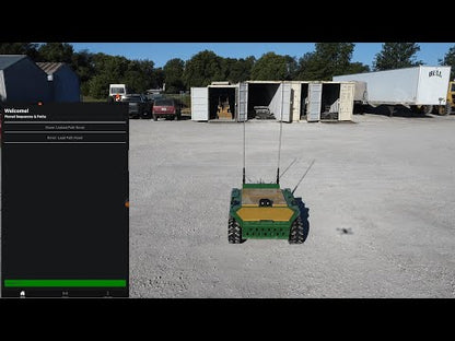 SRS Tracked Platform | Model HD-6T | Track Width 6" | Width 3' | Length 4.5' | Top Speed 5.5 MPH | For Heavy-Duty Terrain Navigation & Payload Transport
