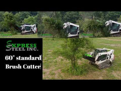 Express Steel Standard Brush Cutter | SKU ES45040 | Cutting Width 60" | Hydraulic Flow 15–22 GPM | For Skid Steers