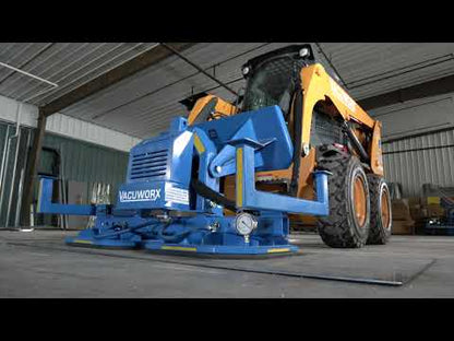 Vacuworx Compact Modular Vacuum Lifting System | Model CM 3 | Width 23" | Lift Capacity 6,600 lb | 10 GPM | For Skid Steer & Track Loader