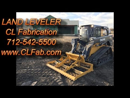 CL Fabrication Land Leveler | Width 60"-93" inches | For Skid Steer Loaders