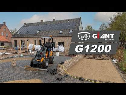 Tobroco-GiANT | Compact Wheel Loaders | G1200, G2200E & G2700HD | 36–43 mm Width | 25–50 HP | For Landscaping, Agriculture & Construction
