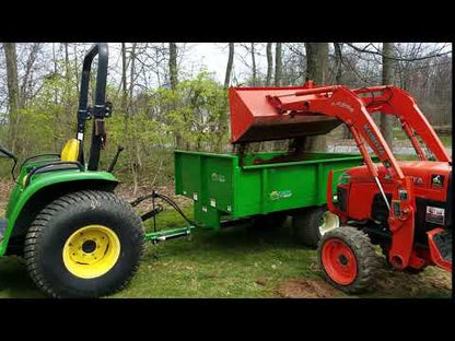 TurfTime Medium-Duty Dump Trailer | Model DT-6 | Overall Width 66" | Trailer Capacity 3 Tons | Horsepower 30-50 HP | For Tractors
