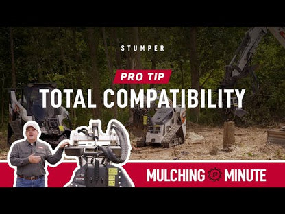 Fecon Stumper | Model FST220 | Cutting Diameter 22" | 8–15 GPM | 5–10 Ton | For Mini Skid Steer, Compact Loader & Mini Excavator