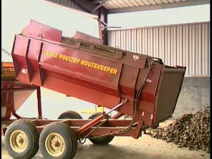 Lewis Brothers Chicken Housekeeper | Models DB Series | Width 69 Inches | Capacity 112 To 215 Cu Ft | PTO-Powered | Horsepower 40 To 90 HP | For Tractor