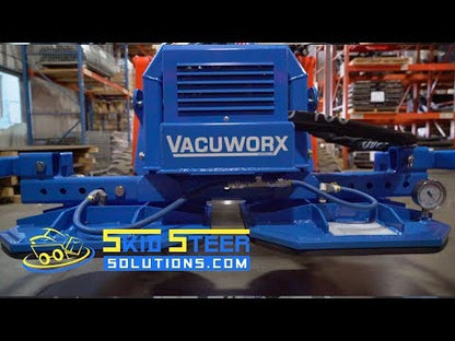 Vacuworx Compact Modular Vacuum Lifting System | Model CM 3 | Width 23" | Lift Capacity 6,600 lb | 10 GPM | For Skid Steer & Track Loader