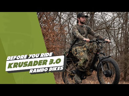 Rambo Krusader 3.0 All-Wheel Drive | 500W Dual Hub Motor | Maximum Speed  Up-To 28 Mph