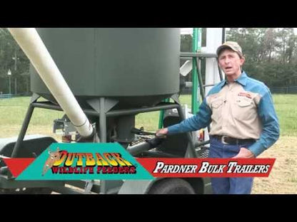 Outback Wildlife Twin Bulk Trailer Feeder | 6000 lb Capacity | For Bulk Feeding