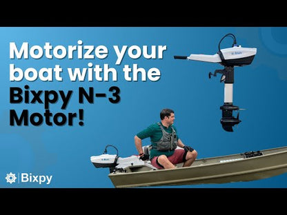 Bixpy PWC Motors  N‑3 Propeller Assembly | SKU: SP‑PRP‑3001 | 9.25" Diameter | Cotter Pin & Retention Ring Attachment | 3 HP Electric Outboard Motor | For Small Boats, Dinghies, Tenders & Inflatable