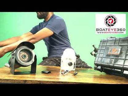 BoatEye360 C‑1080 Full‑Color Night Vision Camera | 1080p HDMI + Analog | 6" Stainless 316L | For Boats