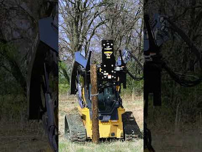 Danuser Hornet Post Driver w/ Grapple & Tilt | 8" T-Post Driver | Width 45.75" | Machine Size 4-10 Tons | For Excavators