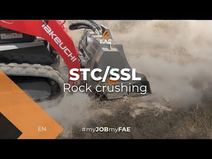 FAE | Stone Crusher | Model STC/SSL-150 | Width 62.6" | Hydraulic Flow 110–150 GPM | For Skid Steers
