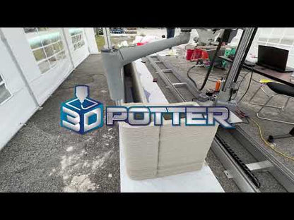 Wolfpack 3DCP | Scara Elite Roadrunner | 5-Foot Arm Reach | Track Length 4 Meters | For Additive Construction
