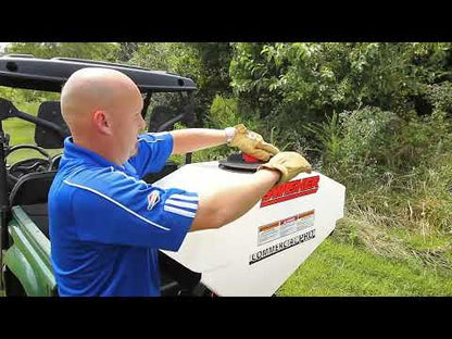 Swisher Commercial Pro Truck Spreader with Vibrator | Model 22511 | 25-Gallon Hopper | 80 lbs Vibrator Force | Universal 2"x2" Receiver Mount | Horsepower 10 To 20 HP | For Trucks & UTVs