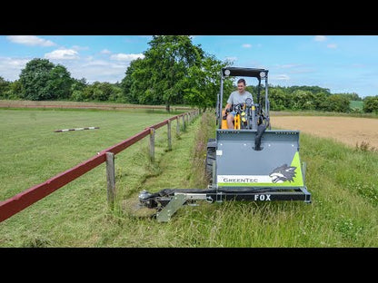 GreenTec Weed Eater Mower 3 Point Hitch | Model Fox 40 | Cutting Width 31.5" Inches | Horsepower 50 HP | For Tractors