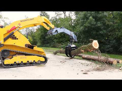 Baumalight Mini Skid-Steer Log Grapple w/ Rotator | Model LMR316G | Width 34" | 5-20 GPM | For Mini Skid Steers