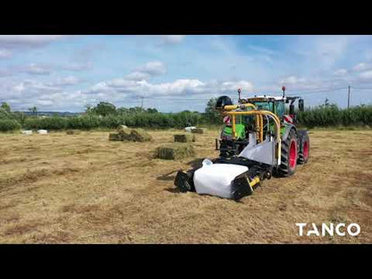 Tanco Square Bale Wrapper | Model D66-Q200-V | Width 60" | 30-60 GPM | 40-60 HP | For Skid Steers, Loaders & Tractors