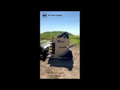 Bucket Bunker Auger PRO | Width 48" | Length 48" | Hydraulic Flow Range 15-30 GPM | For Skid Steers