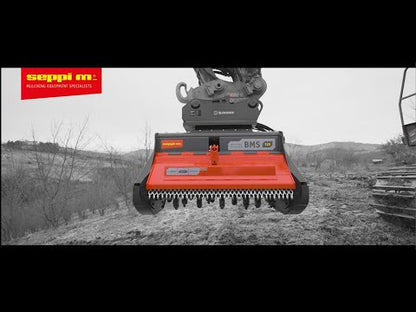 Seppi BMS 125 Forestry Mulcher with Knives & Carbides Strong | Model BMS 125 | 49" Working Width | For Excavators