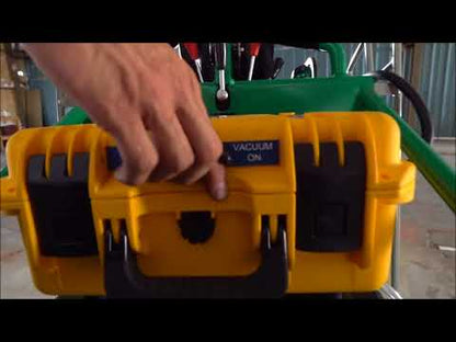 Vacuworx Portable Vacuum Lifting System | Model PS1 | Compact Frame 14.25" | 1,700 lb Capacity | 8 To 30+ GPM | 1.5 To 3 Ton | For Skid Steers, Mini Excavators & Forklifts