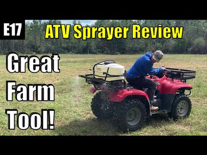 Fimco | 15 Gallon Value ATV Sprayer with 2 Nozzle Boom | Model 15-2N-ATV-GS | Width 16" | Flow Rate 1.2 GPM