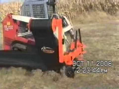 Silt Fence Plow Mount Enfencer Plow Fabric With Wire | Attachment Size 36"- 48" | For Skid Steer